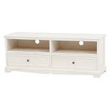 テレビ台　シャビーウッドファニチャー　TV台(アンティークホワイト)　MTV-8321AW　幅110ｃｍ