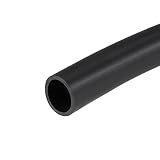 uxcell 潤滑油ホース ゴム ウォーターホースチューブ ブラック 内径25 mm 外径31 mm 全長1 M