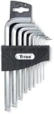 タイタンtit12735 9ピースSAE Detentボール六角キーセット