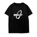 後藤ひとり 結束バンド Tシャツ 軽い 柔らかい コスプレ衣装 (Ｌ, 黒い)