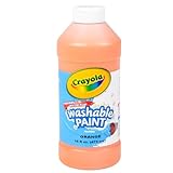 クレヨラ ボトル絵の具 オレンジ 水で簡単に落とせる 単色ボトル 473ml 201636 正規品
