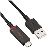 エレコム USB TYPE C ケーブル タイプC (USB A to USB C ) 温度検知機能付 USB2.0準拠品 0.7m ブラック MPA-ACS07SNBK