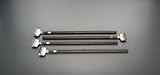 エスコ スクレーパー ブラシ付 4本 100mm 1000mm EA524LB-11A