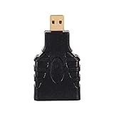 マイクロHDMI - HDMIアダプター、マルチメディアインターフェースアダプターオーディオビデオコンバーター、USB電源ケーブル付き、HDTV DVDスマートフォン用