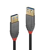 LINDY 1m ANTHRA LINE USB3.0 Type-A オス/メス 延長ケーブル(型番:36761)