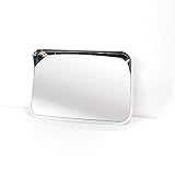 ホップ ステンレス製 カーブミラー ガレージミラー 角型32cm×22.5cm HPS-角30白 日本製