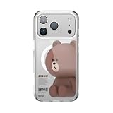 【elago】 iPhone17Pro 対応 ケース MagSafe対応 ラインフレンズ 公式 ライセンス 耐衝撃 スマホケース 可愛い マグセーフ 携帯ケース [ iPhone 17 Pro アイフォン17Pro 対応 ] LINE FRIENDS Brown & Sally ブラウン