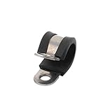 DealMux 13mmのダイヤゴムライニングR形のステンレスチューブとパイプのクリップクランプケーブル