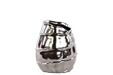 Urban Trends Collection 11416 Ceramic Vase Silver