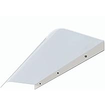 Amazon.co.jp: 雨よけ ひさし 屋根 後付け ベランダ 屋根，40/50cm