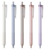 トンボ鉛筆 モノグラフライトボールペン スモーキーカラー 0.5 BC-MGLE 5色各1本 5本セット