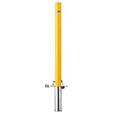 サンポール:サンバリカ―(ピラー)スチール製φ60.5 差込式鍵付・フックなし 白色 FPA-7SK-F00(W)