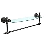 Allied Brass RW-33/24-BBR 24' Glass Shelf Antique Copper [並行輸入品]