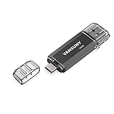 Vansuny USBメモリタイプC 64GB フラッシュドライブ 2in1 OTG USB 3.0 + USB Cメモリ64ギガ スティックデュアルType C USBサムドライブフォトスティックジャンプドライブ（黒）