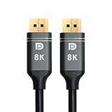 Cablecc DisplayPort 1.4DP-DPケーブル8K60hzケーブルUltra-HDUHD 4K 144hz 7680 * 4320 for PC Laptop TV 2M