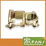 20個入 60角×48.6φ 角パイプ×単管パイプ用 角クランプ 自在 KMZCL