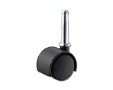 アイテック 双輪キャスター 脱着式 30mm KWD-30