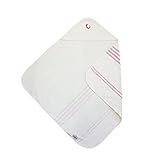 Hippychick Hippychick Serviette de Bain Bébé Rouge/Blanc 82 x 82 cm