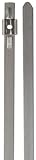 BAND-IT AS2239 Mini Tie-Lok 304 Stainless Steel Cable Tie, 0.177 Width, 16 Length, 4 Maximum Diamete