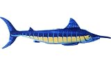 YABINA TOYS リアル魚さかなぬいぐるみ クッション 超大 巨大 藍マカジキ 抱き枕 子供 プレゼント飲食店飾り物 (140cm)
