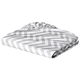 Circo? 100% Cotton Woven Chevron Fitted Baby Crib Sheet grey/white by Circo