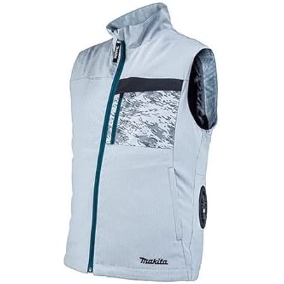Amazon.co.jp: マキタ 充電式ファンベスト 伸縮性生地 グレー L