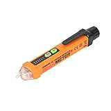 Akozon PEAKMETER PM8908C NCV検出器電圧テスターペン、LEDインジケータAC12-1000V