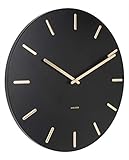 カールソン◆KARLSSON KA5716BK◆シンプルウォールクロック(ブラック)◆45cm◆Charm Wall Clock