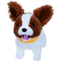 Amazon.co.jp: だっこでペロ キュートなマメシバ 電動ぬいぐるみ  