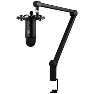 Logicool G Blue Yeticaster Yeti BM400C USB ゲーミングマイク コンデンサーマイク Mac PS5 PS4 PC マイク + マイクスタンド + ショックマウント ゲーミング 実況 配信 ストリーミング セット 国内正規品 2年間メーカー保証