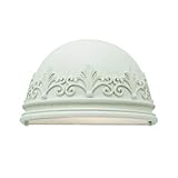 Alico Lighting 1992TW Acclaim Lighting Textured White Finished Outdoor Sconce with Clear Glass Shade