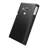 iBUFFALO docomo Xperia acro HD アルミケース 選べる液晶保護フィルム2枚付 クールなアルミで男子力アップ ブラック BSMPACROHALBK