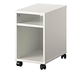 イケア IKEA OLTEDALベッドサイドテーブル, ホワイト(602.506.99) (幅: 32.0 cm　奥行き: 50.0 cm　高さ: 54.0 cm)