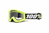 MX キッズゴーグル 100％ STRATA MINI (ストラータ ミニ）モトクロス オフロード 正規輸入品 (イエロー)