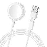 aceyoon for Apple Watch 充電器 磁気 Type-C 充電ケーブル 1M USB変換アダプター付き for アップルウォッチ マグネット式 充電 Series 1-9 / SE 1-2 / Ultra 1-2 全シリーズ対応 Magnetic 持ち運び便利