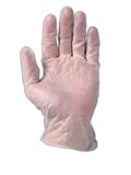 Magid EconoWear T5338 Vinyl Glove Powder Free Disposable 9.5 Length 4.5 mils Thick Small (Bag of 100