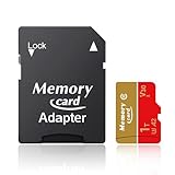AAXK スマホメモリーカード U3超高速バックアップ UHS-I マイクロメモリーカード 交換アダプター付き 耐衝撃/IPX7生活防水-G