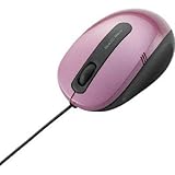 エレコム:エレコム 3ボタンBlueLEDマウス(ピンク) M-BL17UBPN 型式:M-BL17UBPN
