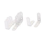 uxcell　アングルブラケット　コーナーブレース　ステンレス鋼　L形　90度　50x50x17mm 　10個入り