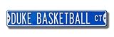 DukeブルーDevils Dukeバスケットボールストリートサイン
