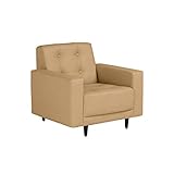 arne ローソファー 1人掛け 肘付き 合皮レザー ソファ Bacchus 1P 合皮ベージュ