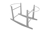Cuddles Collection Rocking Stands Moses Basket (Grey) by Cuddles Collection