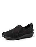 Clarks(クラークス) ウィメンズ CloudSteppers シリアンパズ スリッポン ローファー US サイズ: 12 Wide カラー: ブラック