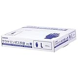 サラヤ:サラヤ サラヤエンボス手袋PE青200枚入 L 51095 型式:51095（1セット:200枚入）