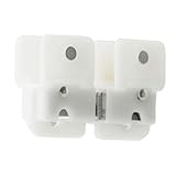 曲がる カーテンレール 手曲げ用レール 単品 H-N-0 Z3K MAGEX 両開きマグネットランナー ホワイト