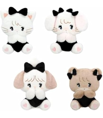 Amazon.co.jp: mikko BLACK RIBBON BIG ぬいぐるみ みっこ ブラック