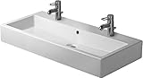 Washbasin 39 3/8 Vero Black, with overflow, 1 tap hole, ground WGL by Duravit