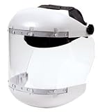 Sellstrom 31140 Medical/Laboratory White Plastic Crown/Chin Guard and Clear Anti-Fog Window Protecti