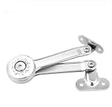 Preamer 9.5 CMアルミニウム合金食器棚キャビネットドアソフト閉じるLift Up Stayサポート、2パック