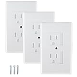 Mommy's Helper - Safe Plate Electrical Outlet Covers Standard, White - 3 Pk by Mommy's Helper
